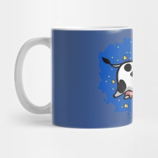 Cow flying over the moon Mug